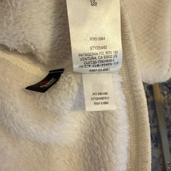 Patagonia Los Gatos Snap-T Fleece Pullover Ivory Cream – Women’s Large - Picture 5 of 8